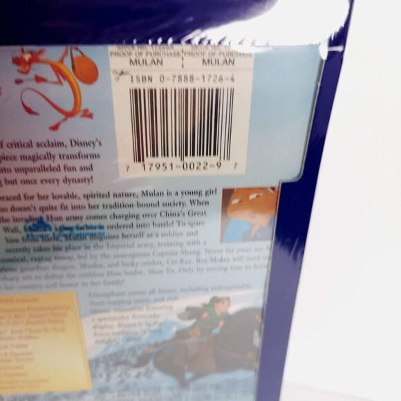 Disney Mulan DVD LONG Box Gold Collection Original 2000 First Edition NEW Sealed - Picture 3 of 3